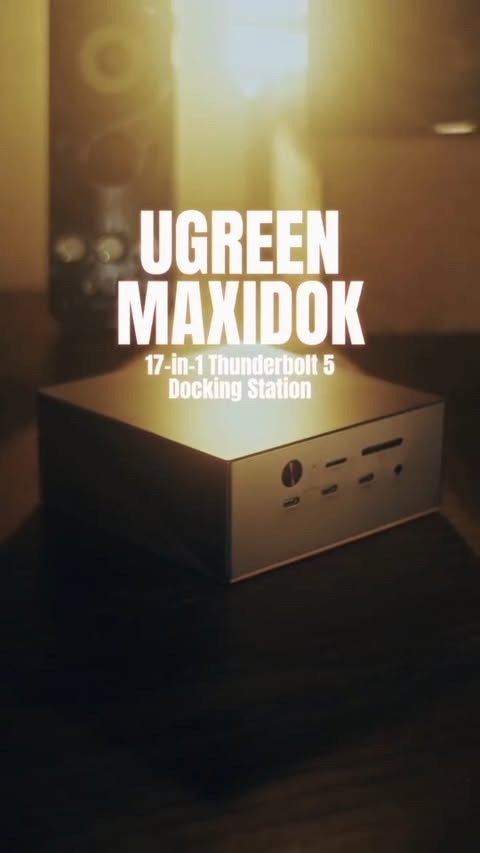 Instagram post by @dominiksymann for UGREEN. Caption reads: [...] instead of adding more of it. The UGREEN....