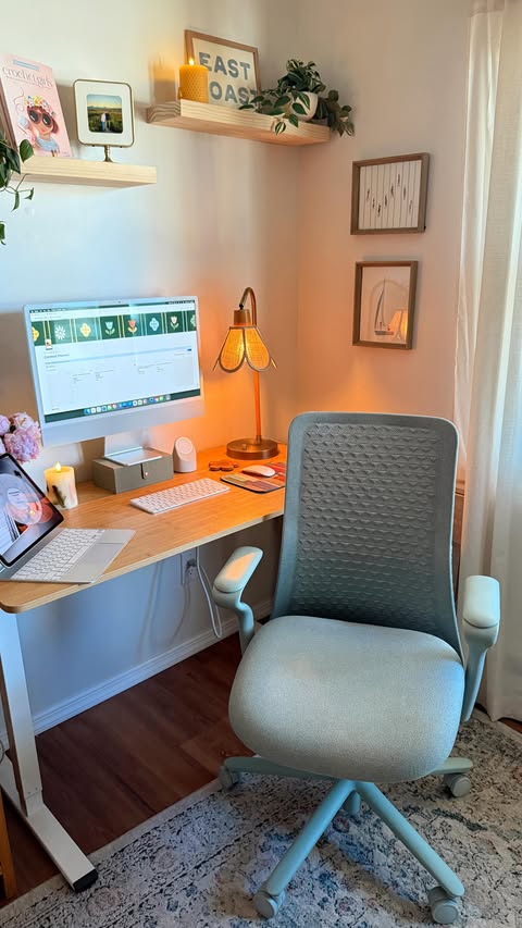 Instagram post by @colleenelizabeth.ny for Branch Furniture. Caption reads: [...] been using the Verve Chair from....