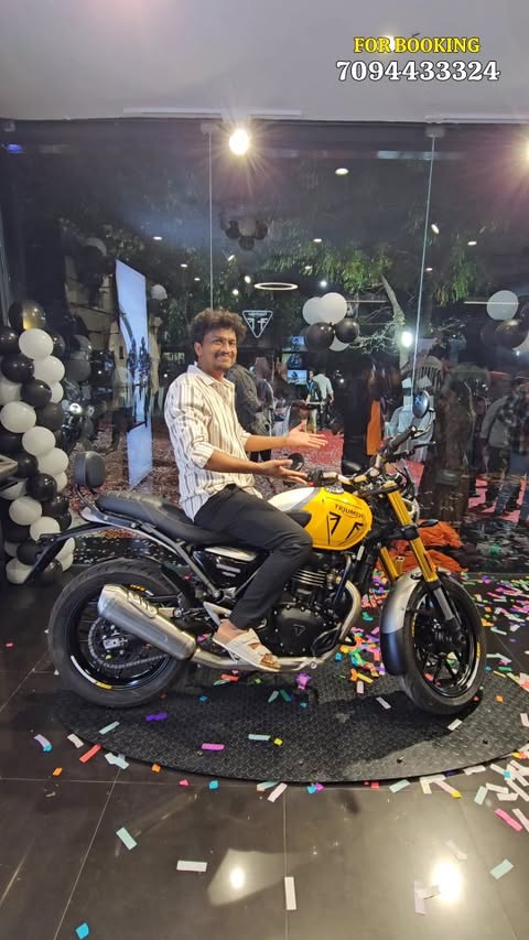 Instagram post by @tiruvannamalai__unofficial for KTM. Caption reads: Grand Opening KTM & TRIUMPH 🎉❤️💥 Book now @....