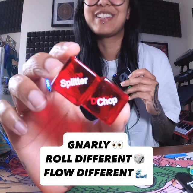 Instagram post by @gnarly.music for BandLab. Caption reads: @bandlab sent me a package to shake up my....