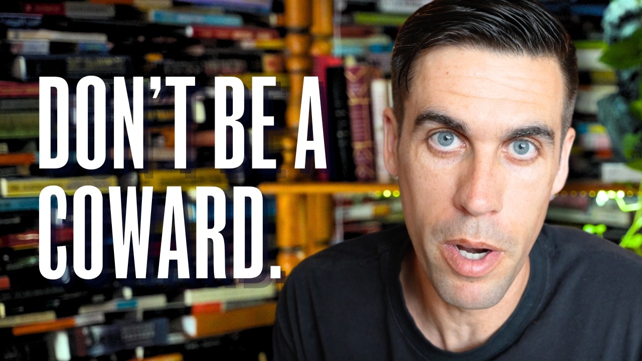 YouTube post by @DailyStoic for Daily Stoic. Caption reads: How To Make The Right Decision (Even When It Will....