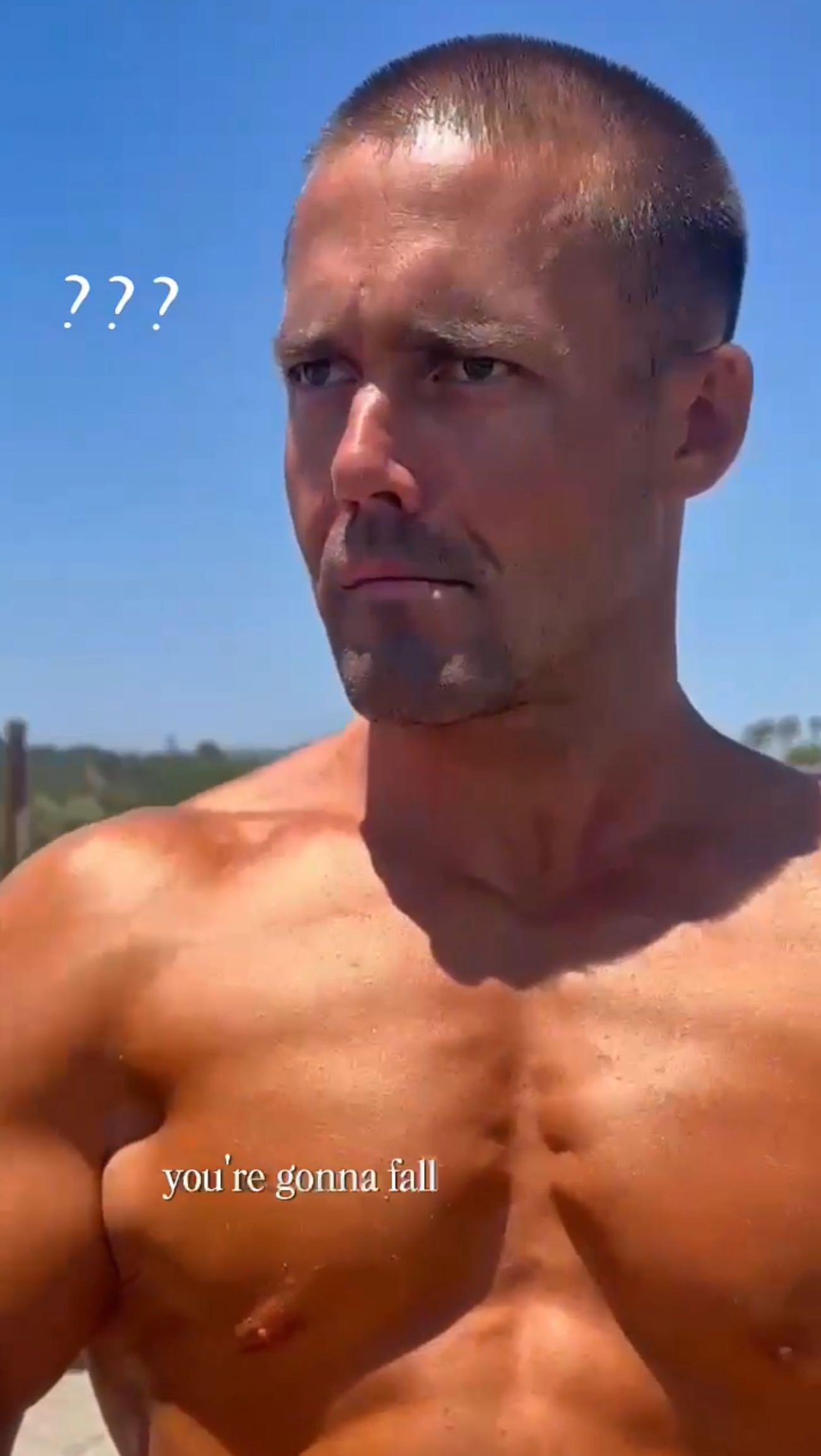 Instagram post by @voguewilliams for Bare by Vogue. Caption reads: [...] wouldn’t be caught dead without his....