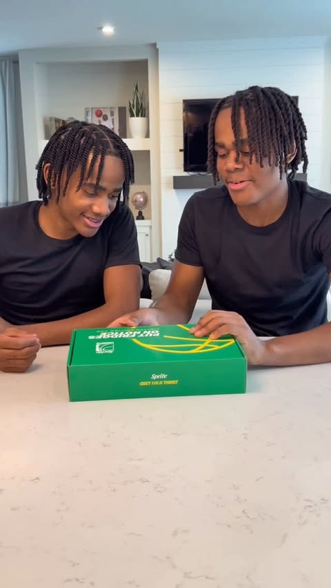 Instagram post by @therealkinna for Sprite. Caption reads: Yoooooo @sprite The boys love the limited edition....