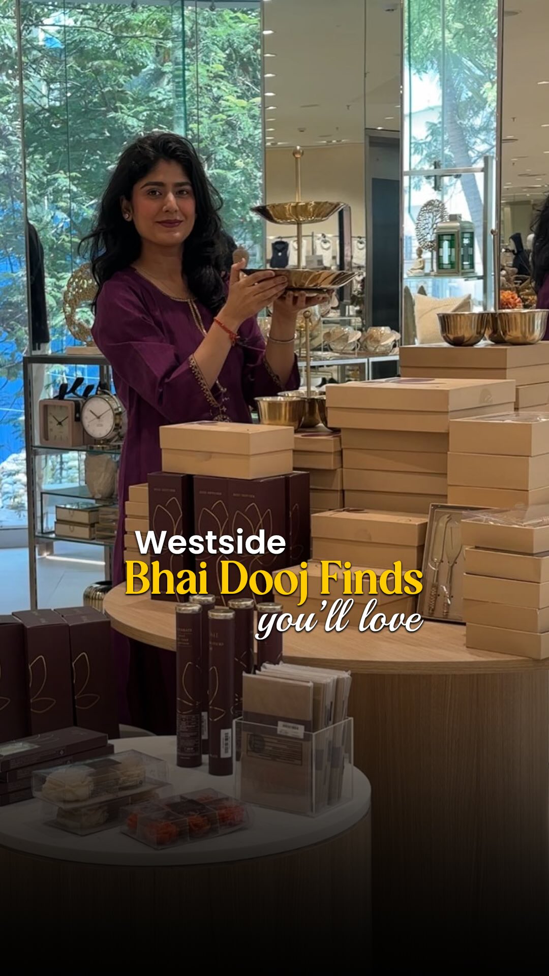 Instagram post by @_studiowest_ for Westside Stores. Caption reads: Comment “link” to get product details in your DMs....