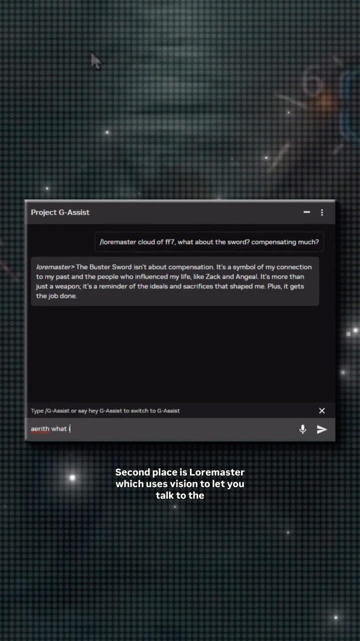 Instagram post by @lewismenelaws for NVIDIA. Caption reads: Here are the winners for the @nvidia.ai.pc Project....