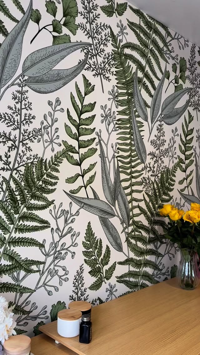 Instagram post by @dilarainusa for Photowall. Caption reads: ✨ Transform your space with timeless elegance....