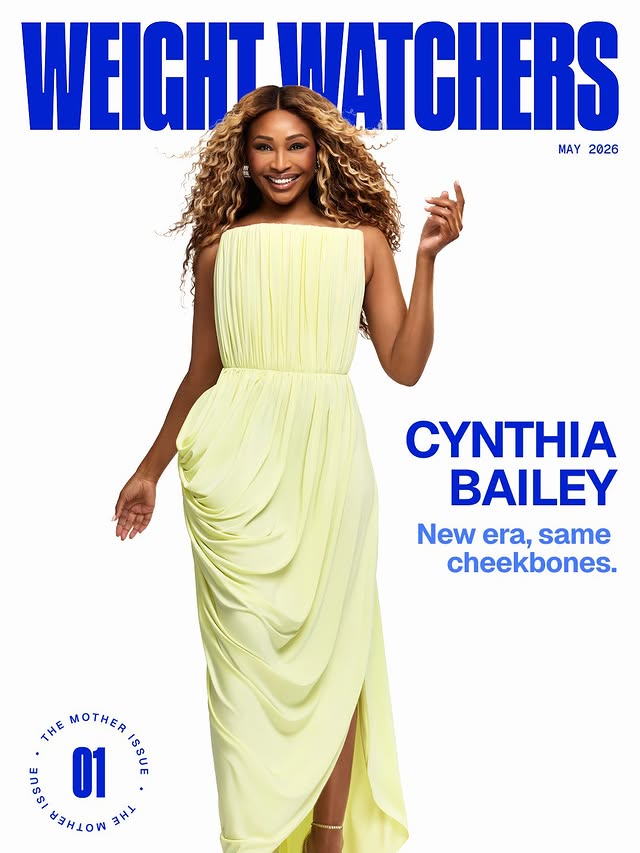 Instagram post by @cynthiabailey for WeightWatchers. Caption reads: WW x The Mother Issue: @cynthiabailey 💕 She's....