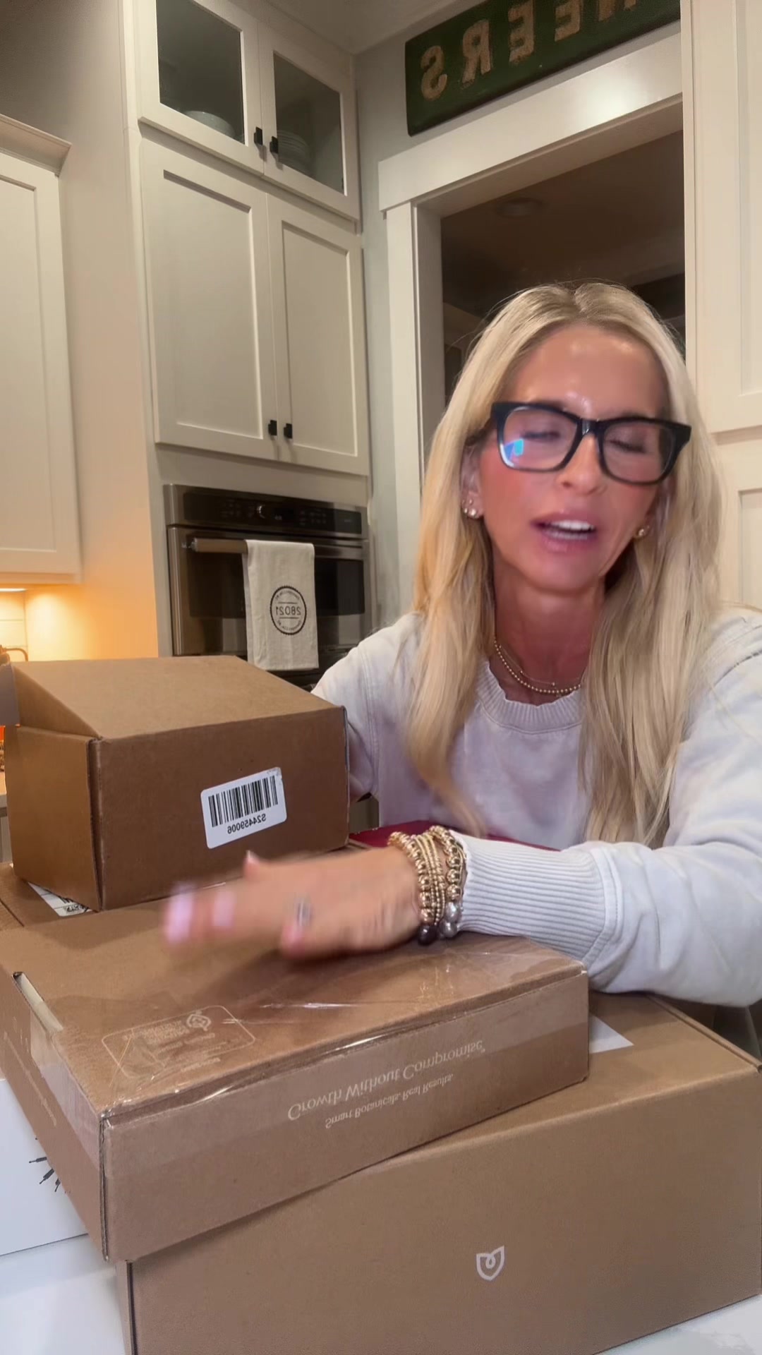 TikTok post by @kimparkerbeam_home for L'ange Hair. Caption reads: I felt like it had been a while since I haven’t....