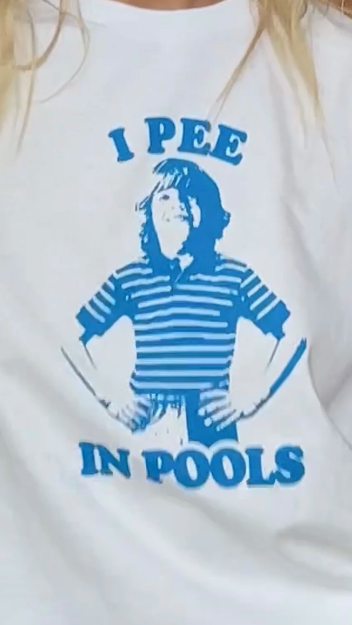 Instagram post by @lucidleslie for Le Specs. Caption reads: I pee in pools 

new fav glasses !! @lespecs....