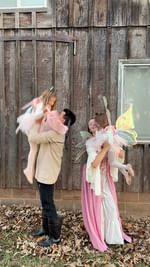 Instagram post by @yeahitsema for iloveplum. Caption reads: Would your husband or dad wear fairy wings for....