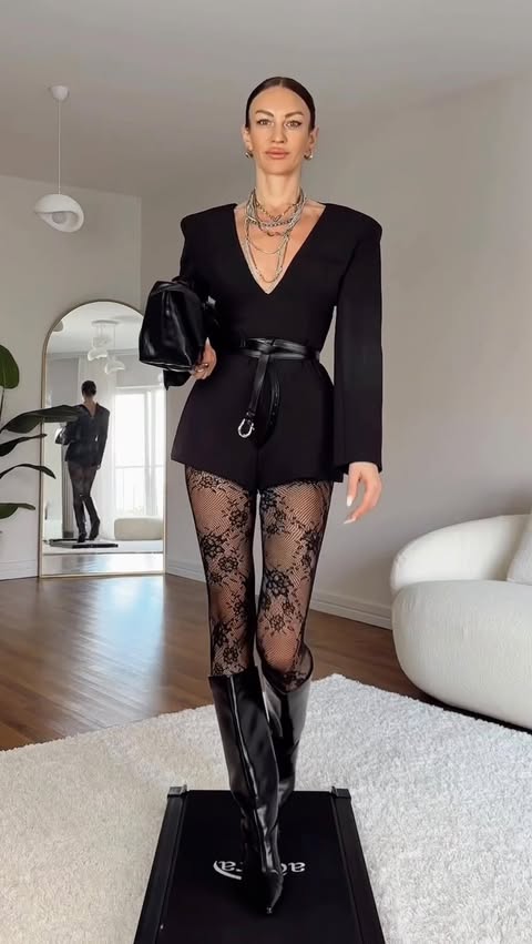 Instagram post by @iryna.flori for ZARA. Caption reads: @zara new arrivals are serving pure drama 🖤✨....