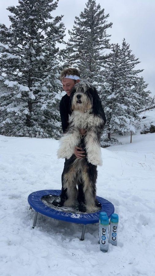 Instagram post by @kaseystjohn for King Soopers. Caption reads: #ad We take snow days very seriously around here!....