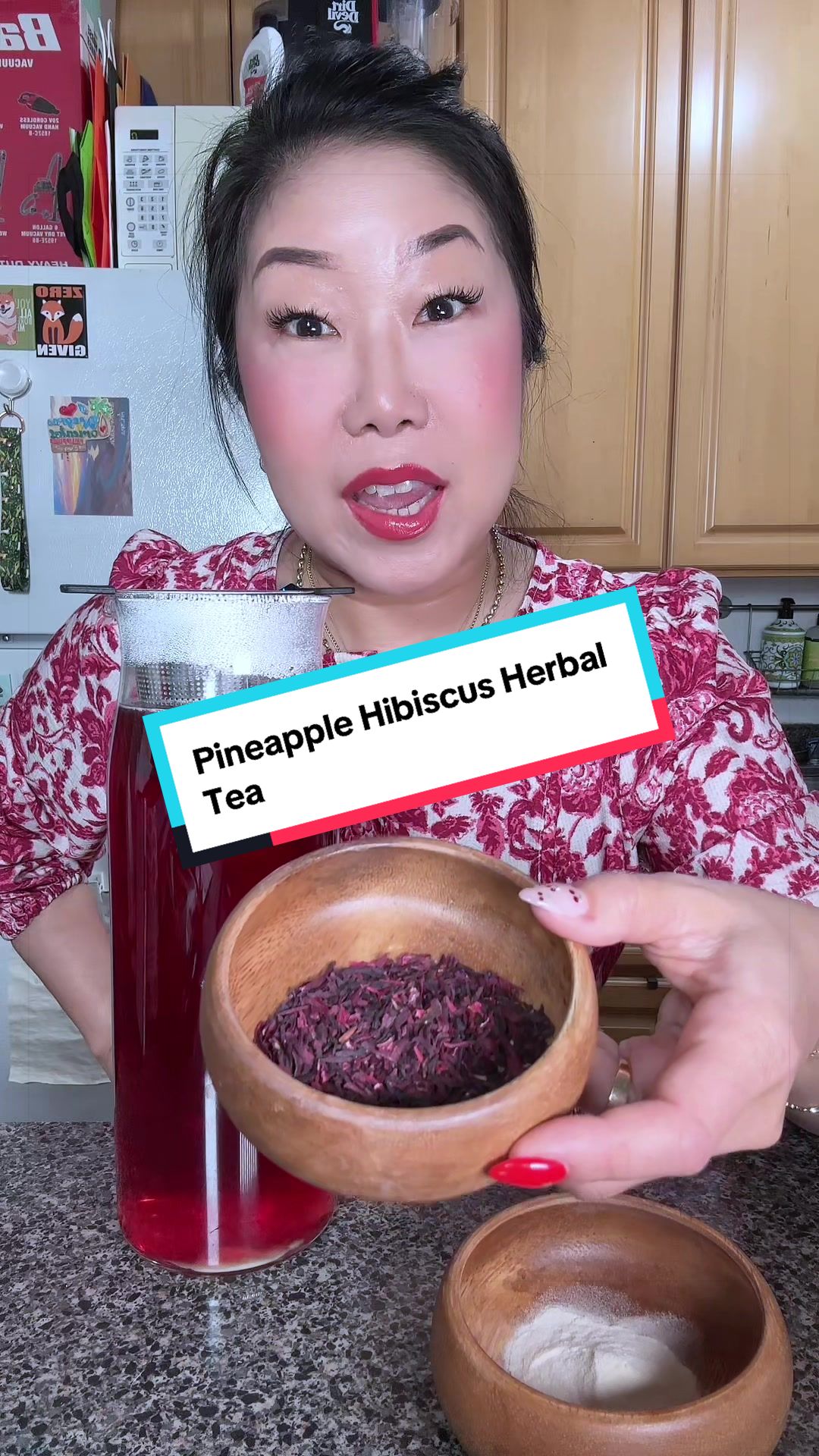 TikTok post by @girlwithadoge for Micro Ingredients. Caption reads: [...] #herbaltea #tiktokshopstockup @Micro....