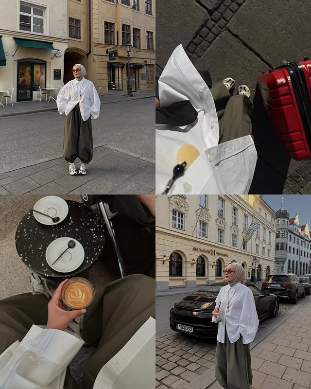 Instagram post by @atalaraleyna for ARKET. Caption reads: My type🍵 Reklam.