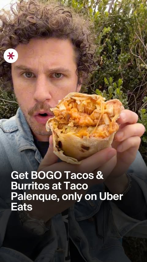 Instagram post by @thedaviddouglass for Uber Eats. Caption reads: Make sure your next @ubereats order is from....