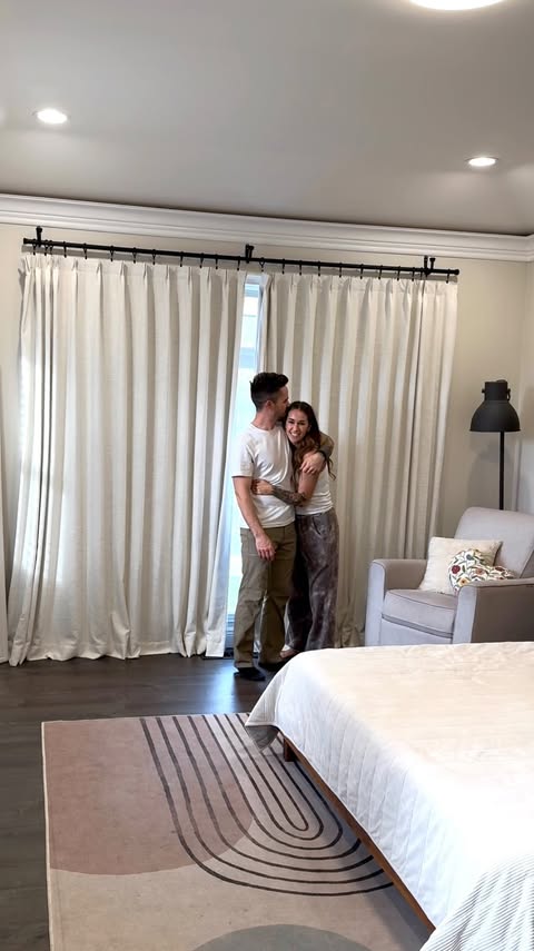 Instagram post by @dadsocial for Twopagescurtains. Caption reads: Don’t worry, I did still get these for ‘us’ for....