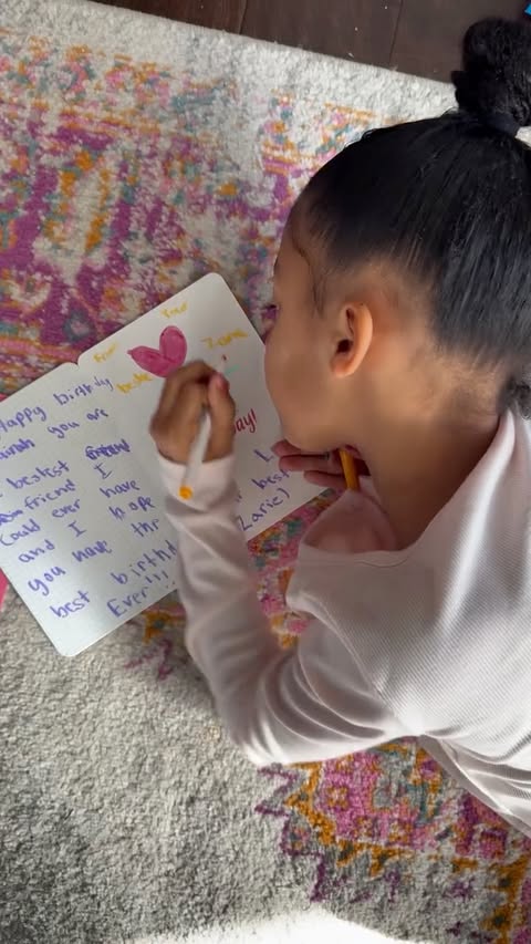 Instagram post by @occasions.byshakira for Hallmark. Caption reads: #ad As the mom of four, I’m basically our family’s....