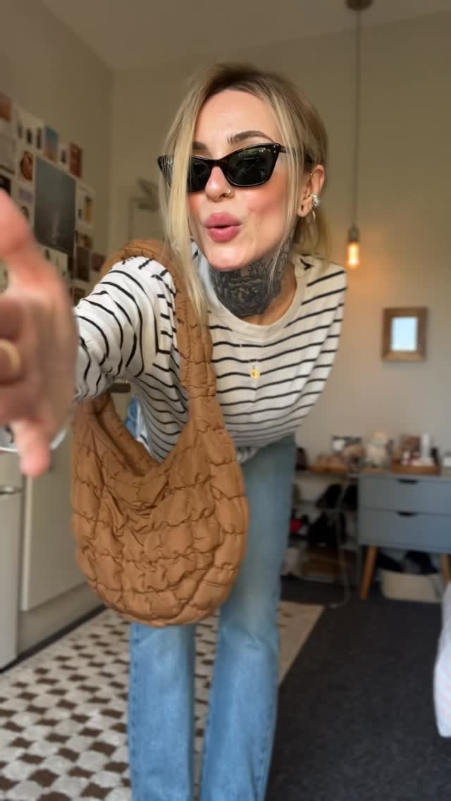 Instagram post by @lana_thegraves for Monki. Caption reads: I tied to dress like Parisian women 💄
Top @monki....