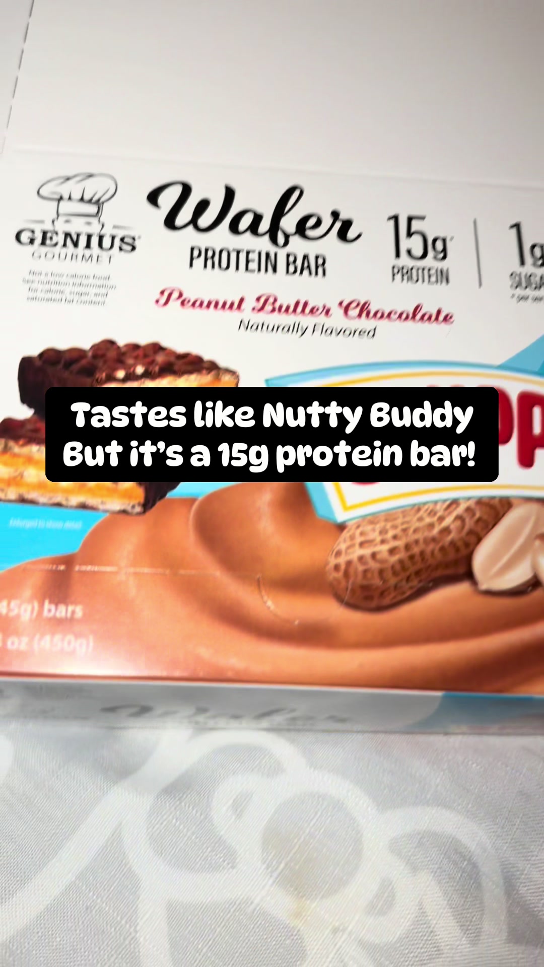 TikTok post by @ty_cox22 for Genius Gourmet. Caption reads: @Genius Gourmet has developed the best tasting....