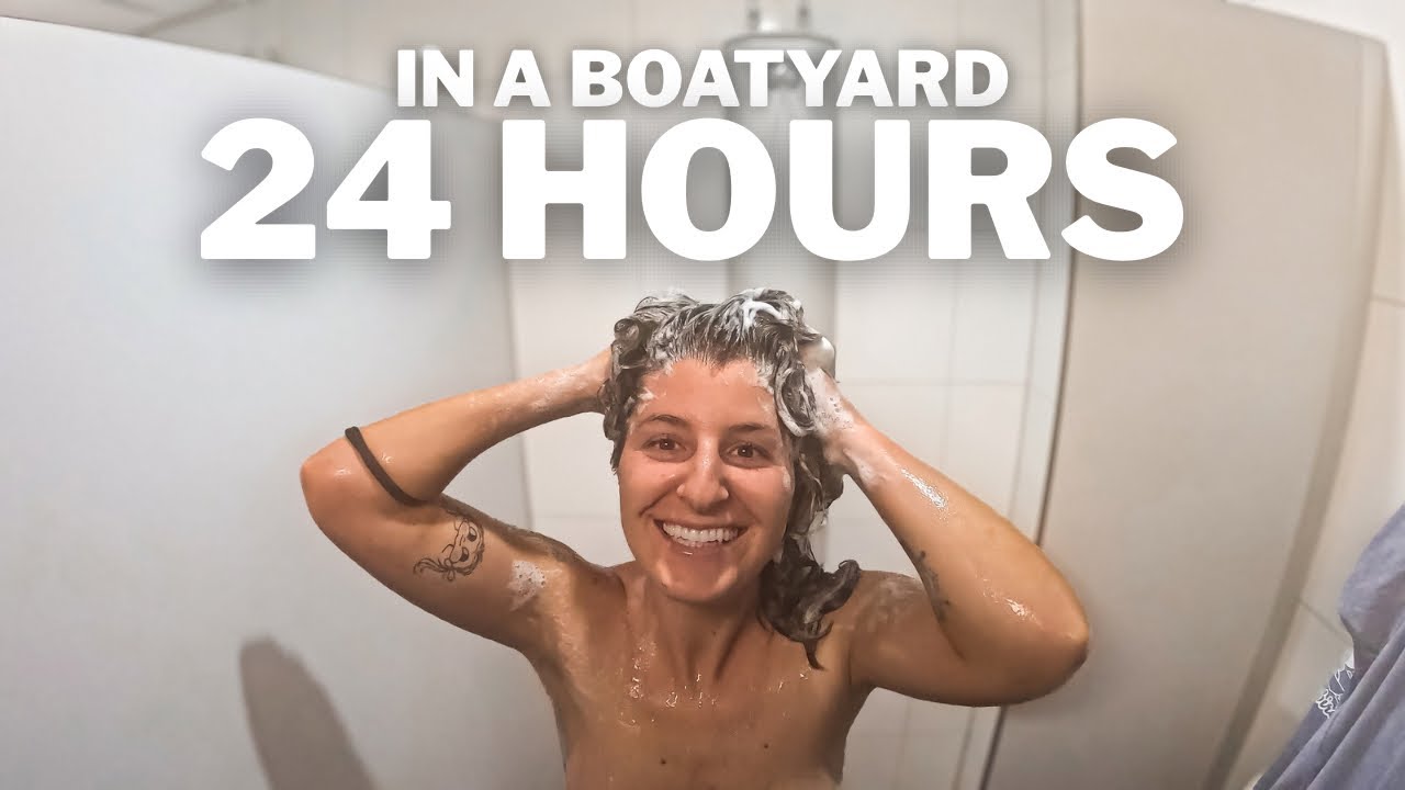 YouTube post by @SailingSeabird for Reolink. Caption reads: Live 24 Hours on an Abandoned Sailboat (Still on....