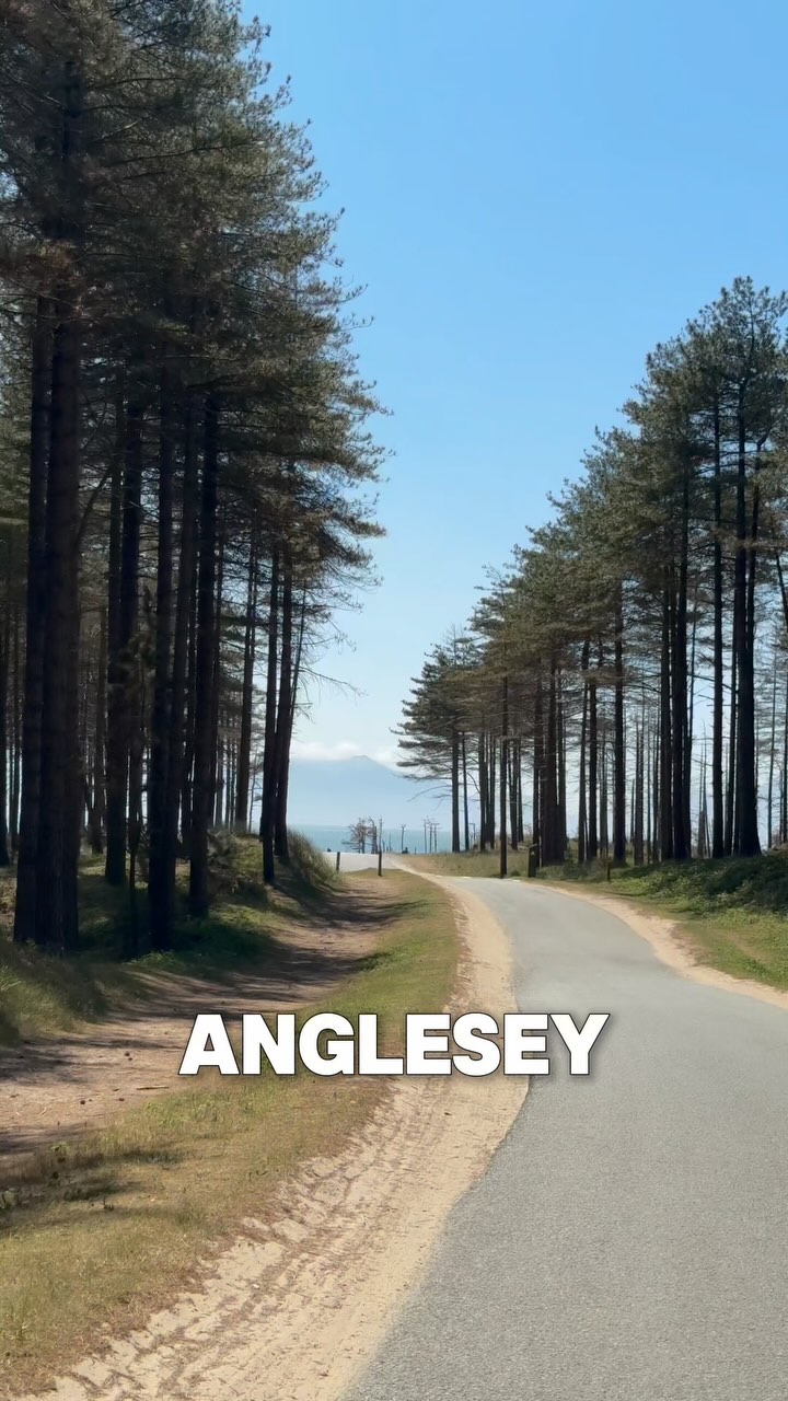 Instagram post by @thedarcytwins for Trending Travel. Caption reads: We went for a wee staycation in Anglesey 😍 It’s....