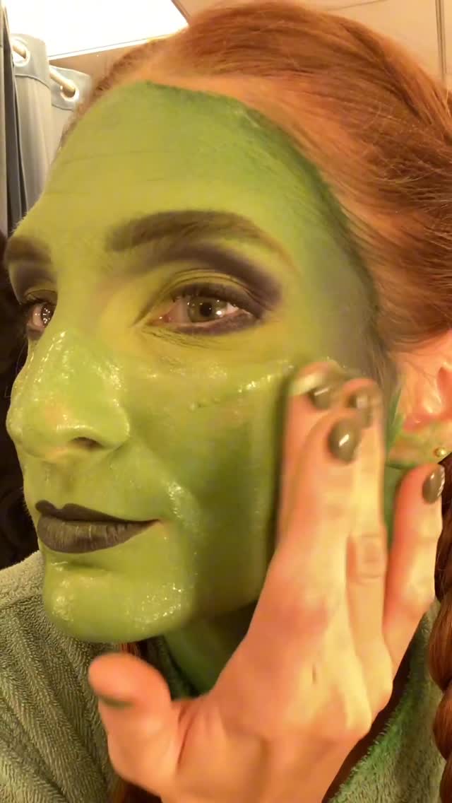 Instagram post by @krfuller13 for FarmacyBeauty. Caption reads: No Spell Needed 💚🫧⁠
⁠
De-Greenify with Farmacy +....