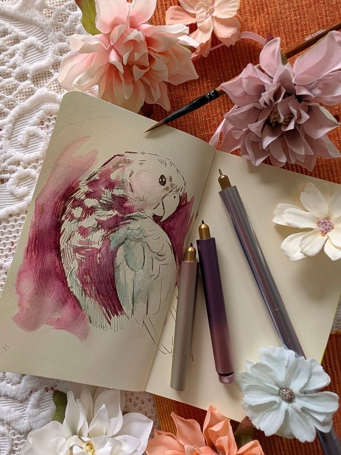 Instagram post by @jenraeart for Toms Studio. Caption reads: [...] using my beloved Lumos duos by @tomsstudio .....