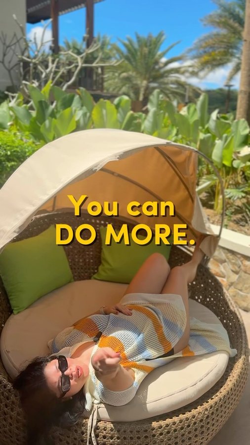 Instagram post by @makisantos_ for ShopBack. Caption reads: [...] 🌞 save more on your travels with....