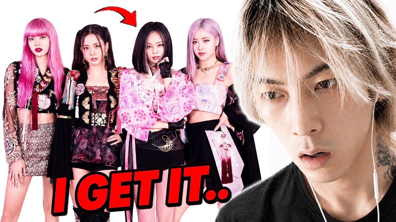 YouTube post by @kairoreactsx for Normal Not Allowed Promo. Caption reads: is BLACKPINK the Queen of Kpop?.. (How You Like....