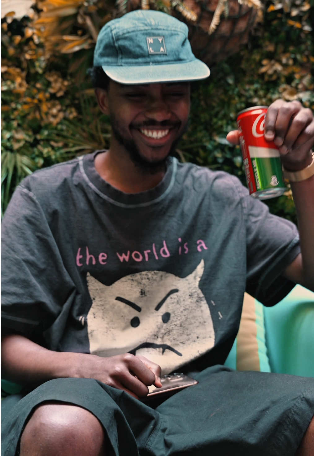 TikTok post by @sweet.guluva for Coca-Cola. Caption reads: Not me watching the game and scouting the Bok....