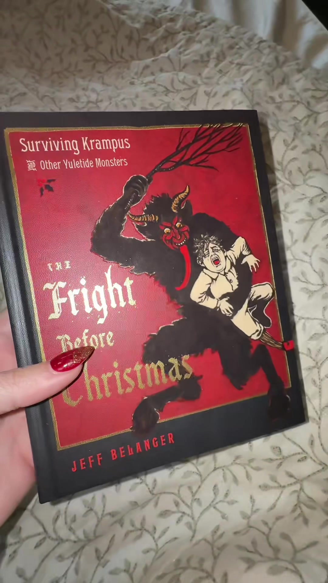 TikTok post by @racheldoll86 for Book & Mortar. Caption reads: [...] #jeffbelanger #christmas #booktok @Book &....