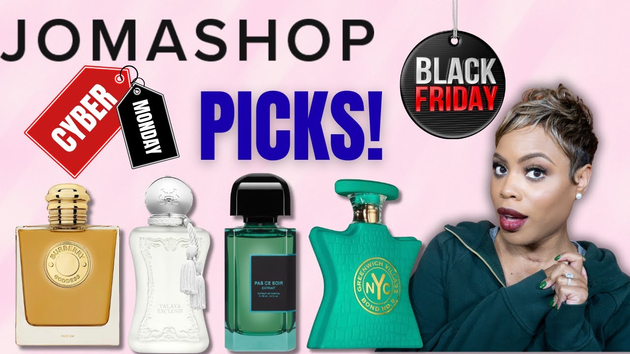 YouTube post by @TheSantaMaria1 for pernoire. Caption reads: Jomashop Black Friday Cyber Monday Sale....