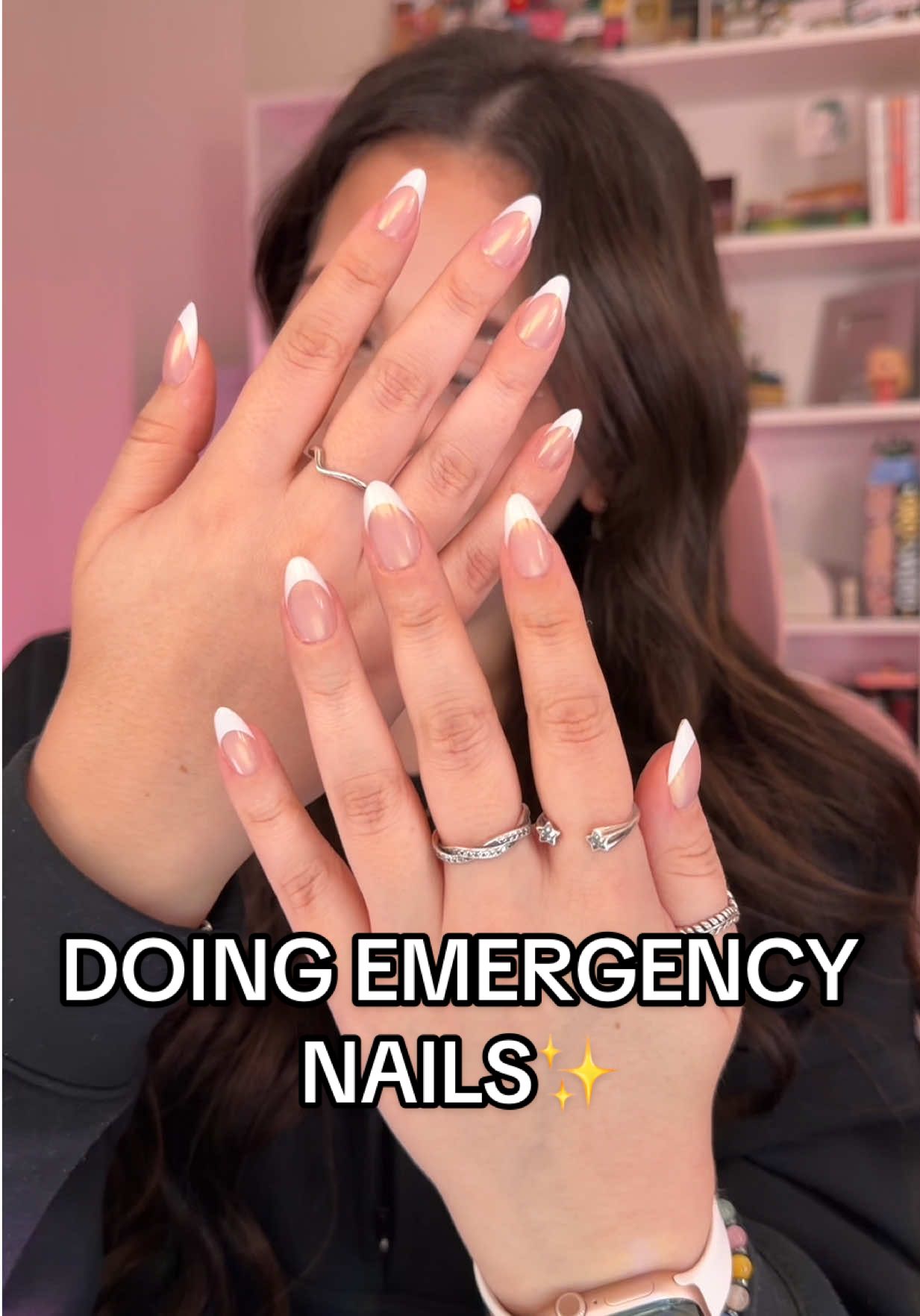 TikTok post by @heillyraices for Glamnetic. Caption reads: THE SECOND I SAW THE BOX AT MY FRONT DOOR I KNEW I....