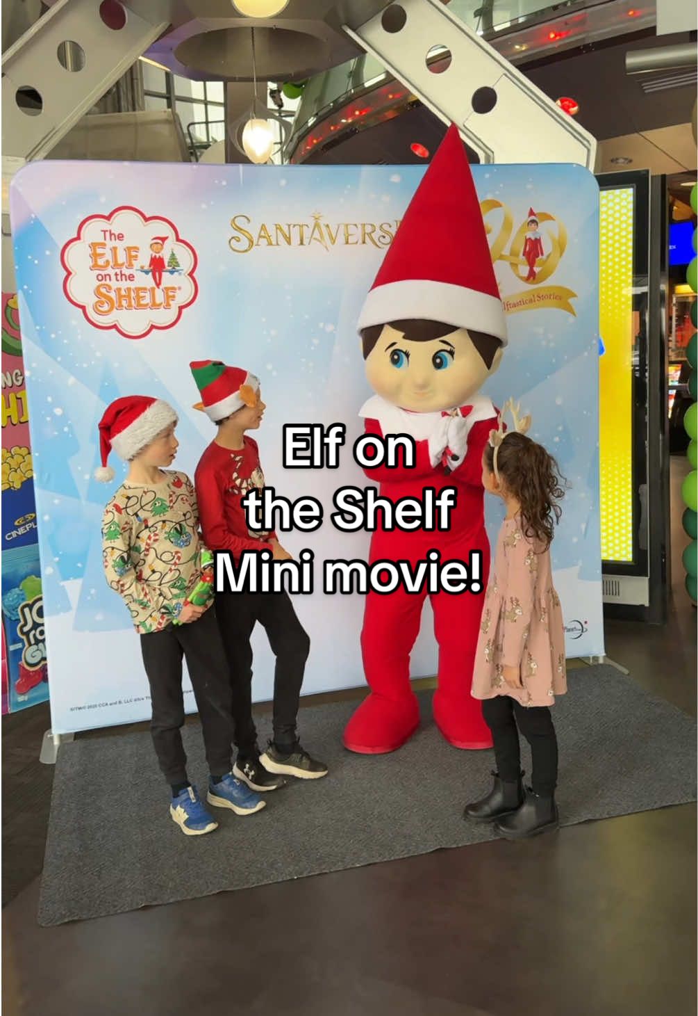 TikTok post by @everydayharts for The Elf on the Shelf. Caption reads: [...] are Dec 6 at Cineplex! 🎄❤️ @The Elf on the....