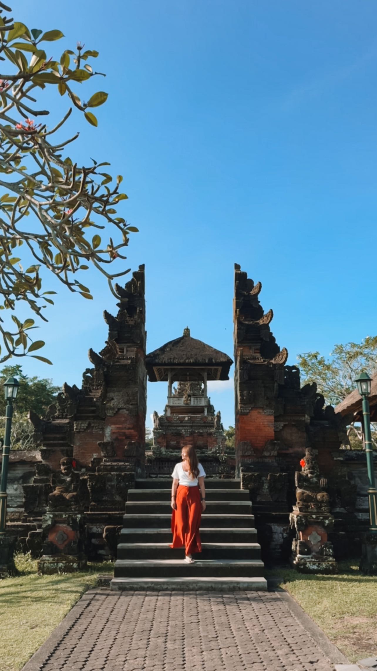 Instagram post by @patrishiela for UNESCO. Caption reads: Bareng @airbnb x @unesco, aku explore sisi lain....