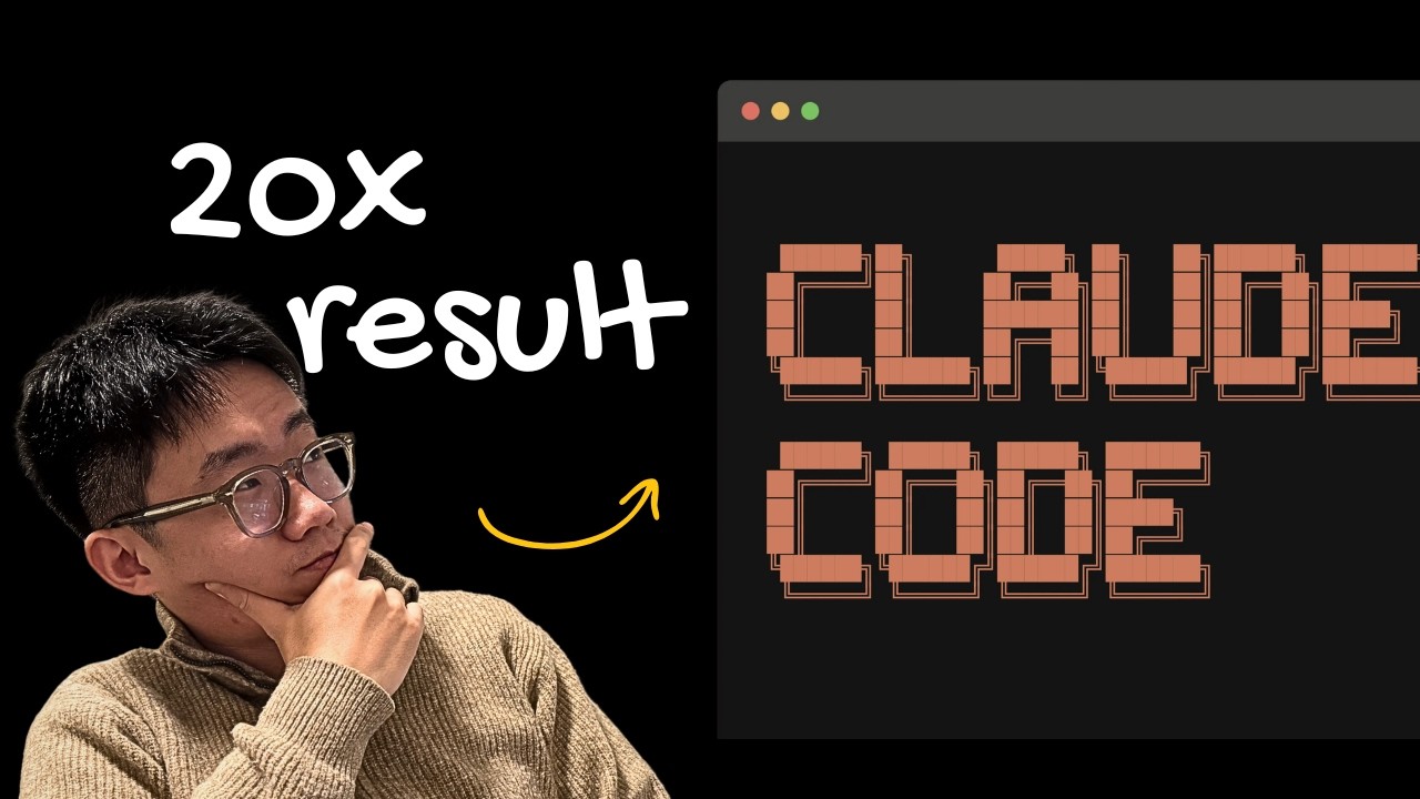 YouTube post by @AIJasonZ for HubSpot. Caption reads: I was using Claude Code wrong... The Ultimate....
