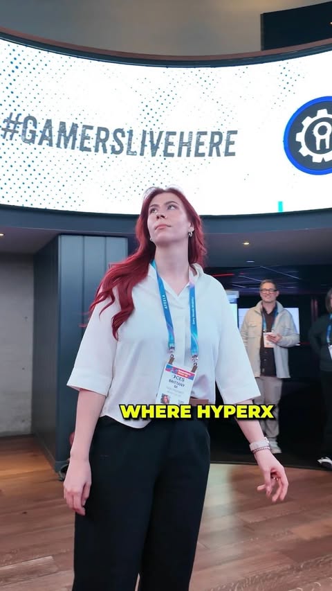 Instagram post by @techtesseract for HyperX. Caption reads: While we were at CES we checked out the @hyperx....