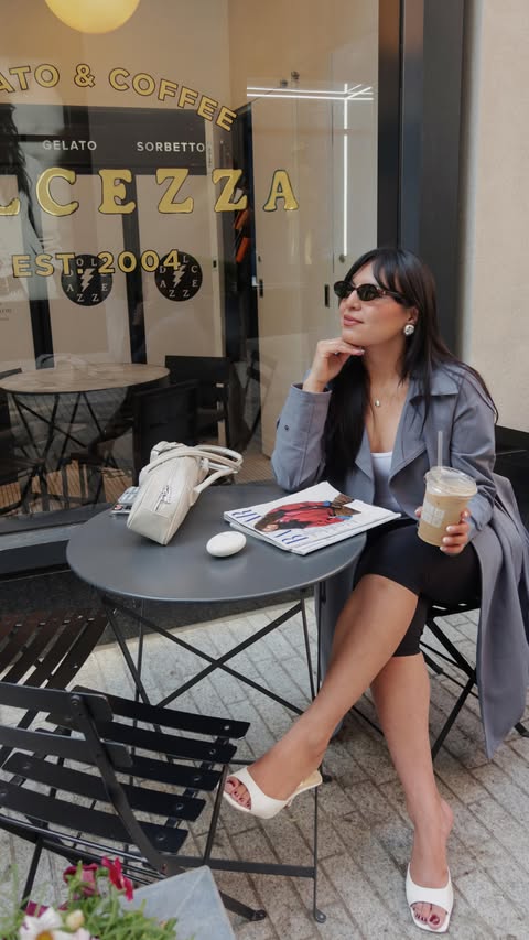 Instagram post by @paolatorrico_ for Athleta. Caption reads: From slow mornings to on-the-go moments… @athleta....