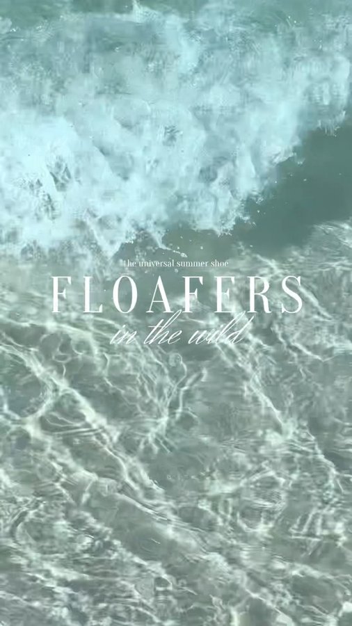 Instagram post by @carolinejfalin for Floafers. Caption reads: [...] my top pick for versatility?! Enter....