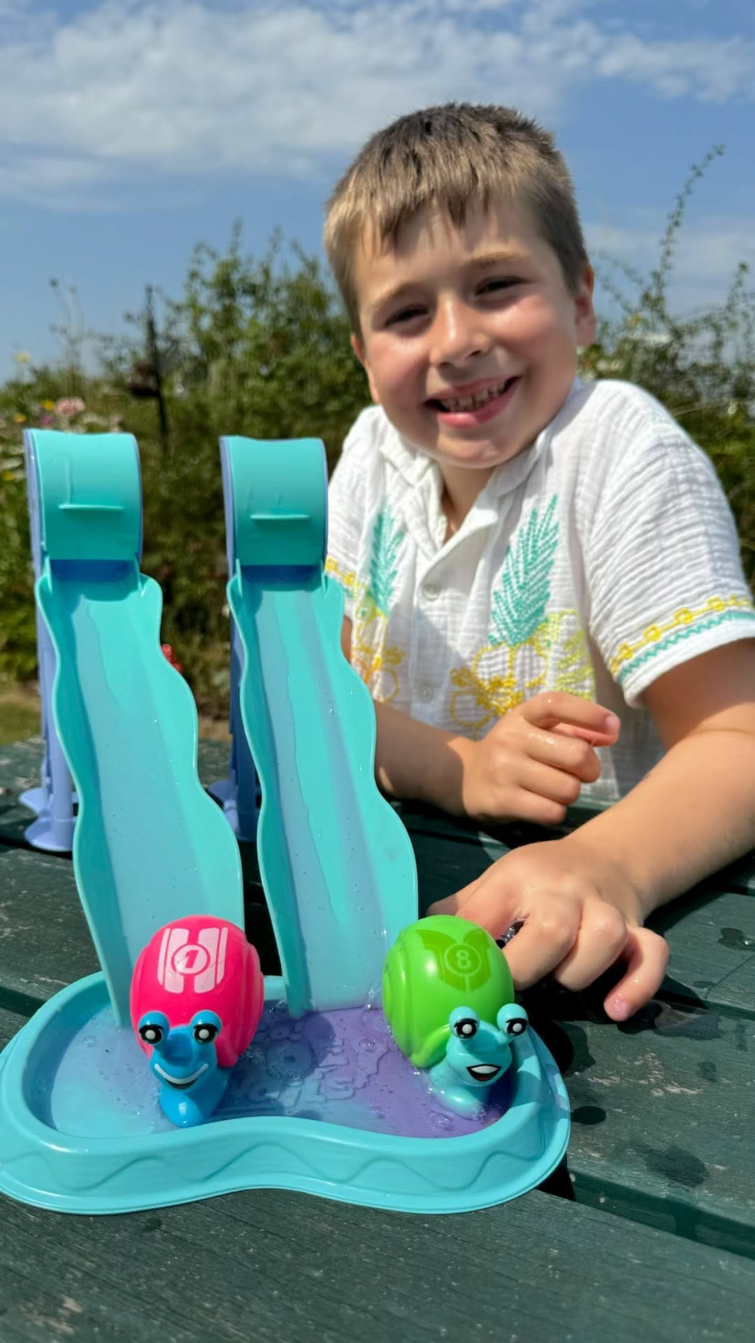 Instagram post by @sherfordmum for CANAL TOYS. Caption reads: 🏁🐌 Are you ready to race?! 🐌🏁

Here’s your....