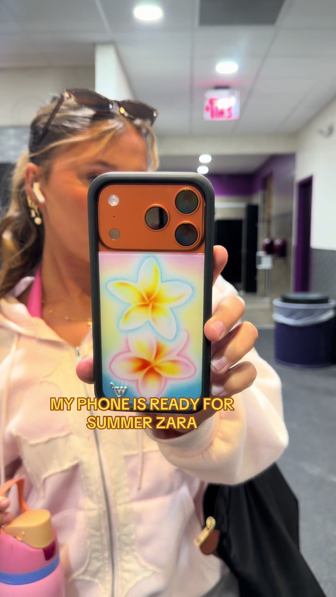 TikTok post by @maklovergirl for Wildflower Cases. Caption reads: Adding to my @Wildflower Cases collection for....