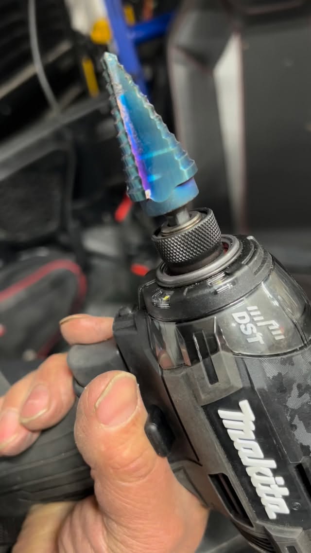 Instagram post by @toolpig for Spyder Products. Caption reads: Love me some @spyderproducts MACH BLUE! The step....