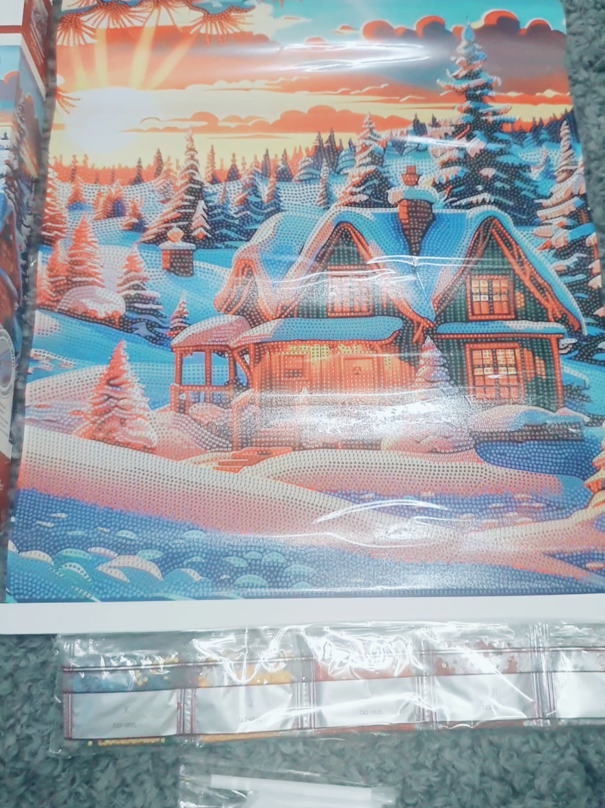 TikTok post by @keep_shining_beautiful for Craft Buddy. Caption reads: @Craft Buddy UK #relaxing #diamondpainting [...].