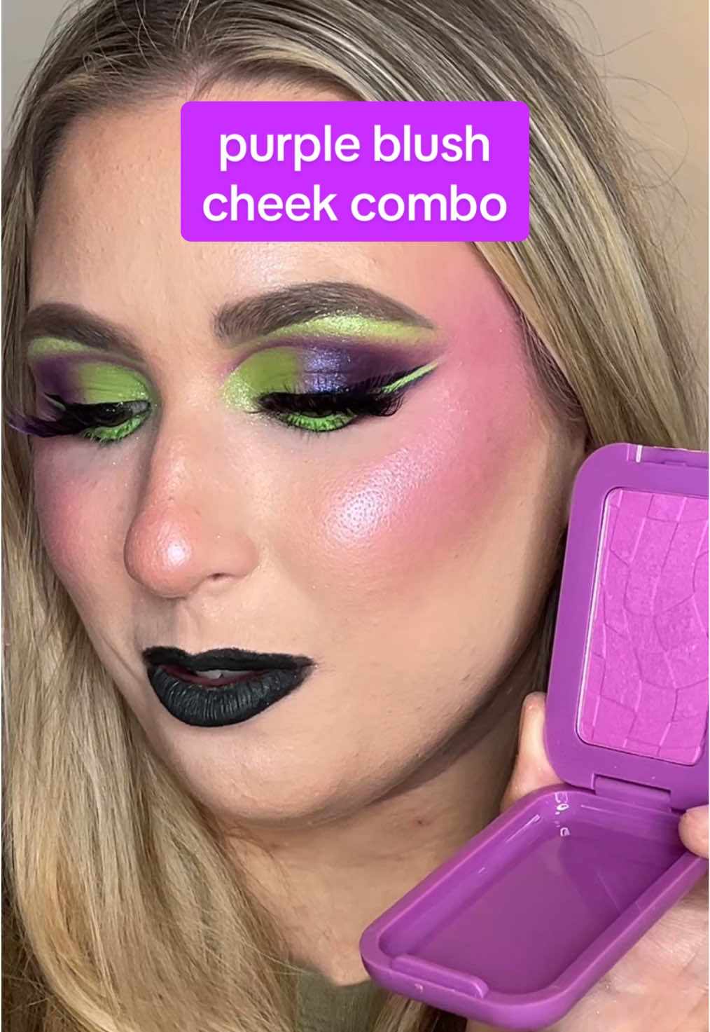 TikTok post by @camhmakeup for About-face Beauty. Caption reads: [...] bronzer in no1 butta @about-face beauty....