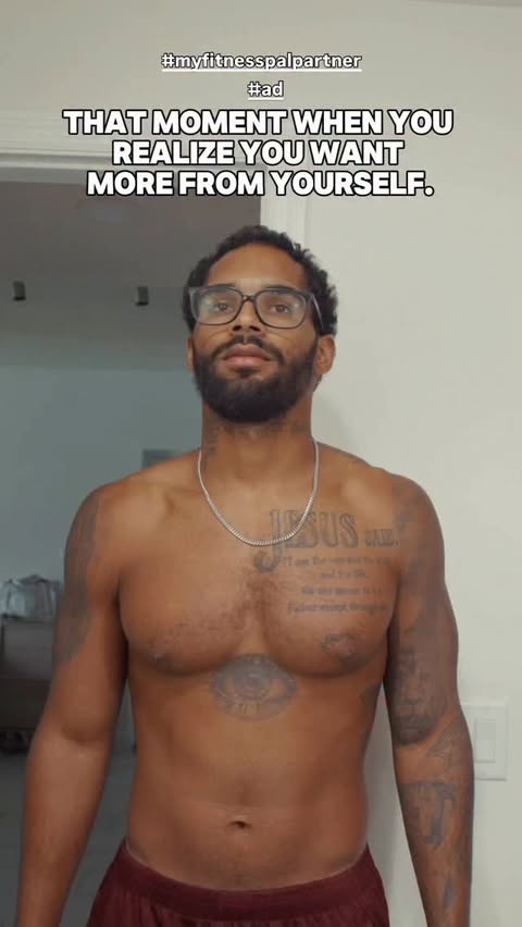 Instagram post by @rueben.oliver1 for MyFitnessPal. Caption reads: Want more? Then measure more. MyFitnessPal dialed....