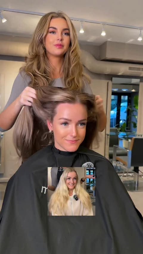 Instagram post by @isabellaschack for Maria Nila. Caption reads: Reklame for @marianilaprofessional....