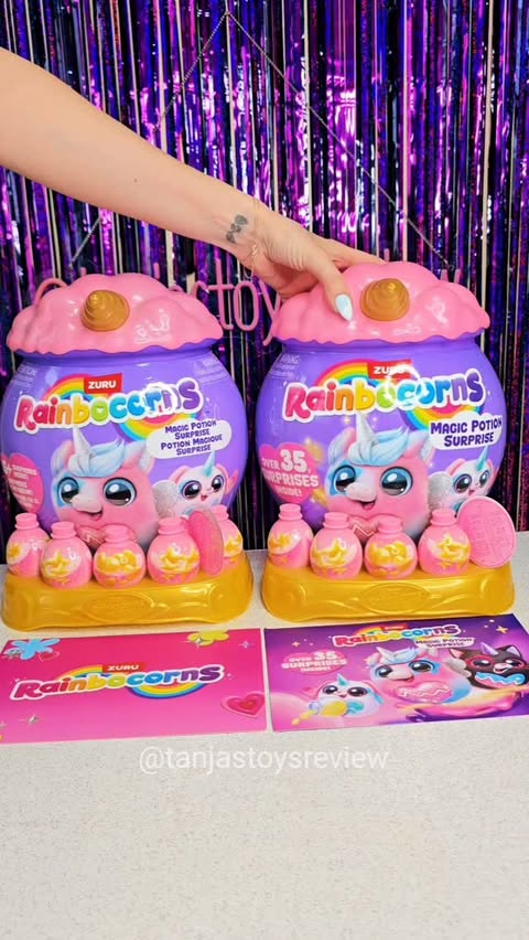 Instagram post by @tanjastoysreview for Zuru Toys. Caption reads: 😱✨️So magical 🧙‍♀️ASMR Unboxing the all-new Zuru....