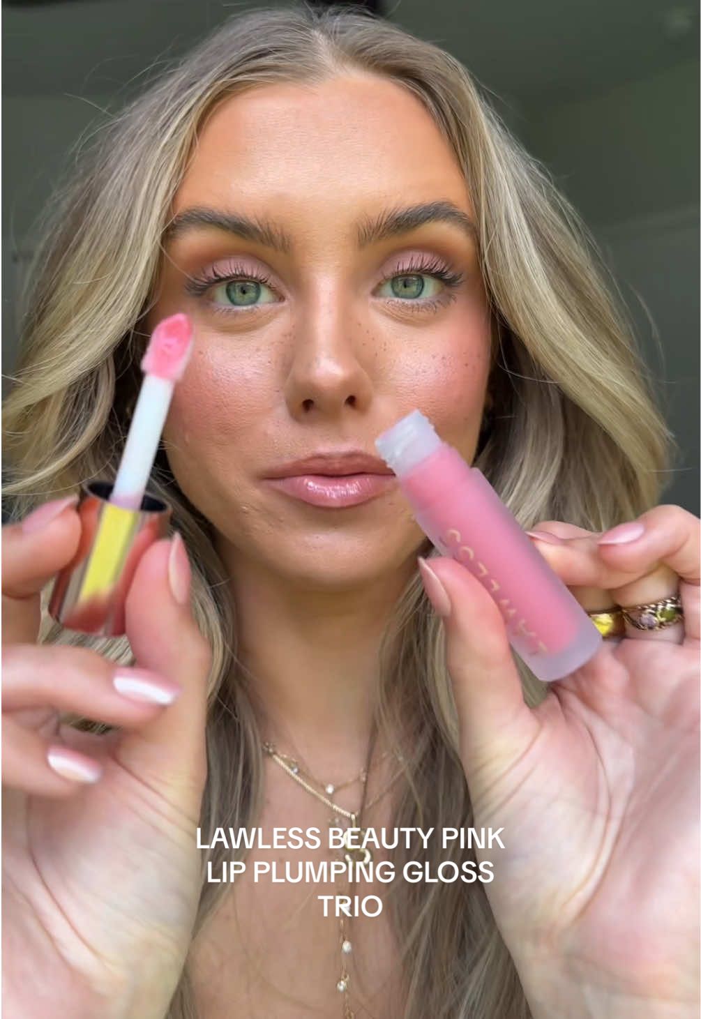 TikTok post by @sloanevosen for LAWLESS Beauty. Caption reads: [...] to fall in love with the @LAWLESS Beauty....