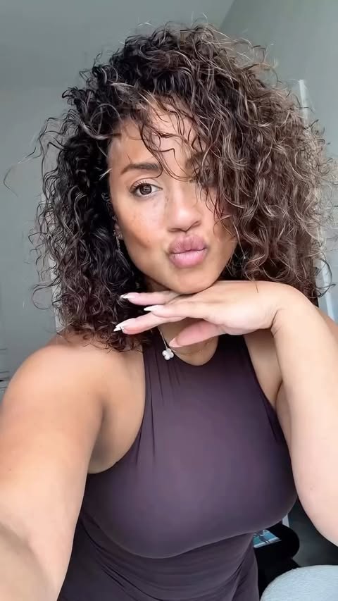 Instagram post by @hairbymonicacher for OneSkin. Caption reads: After a workout, I know I’m not the only one....