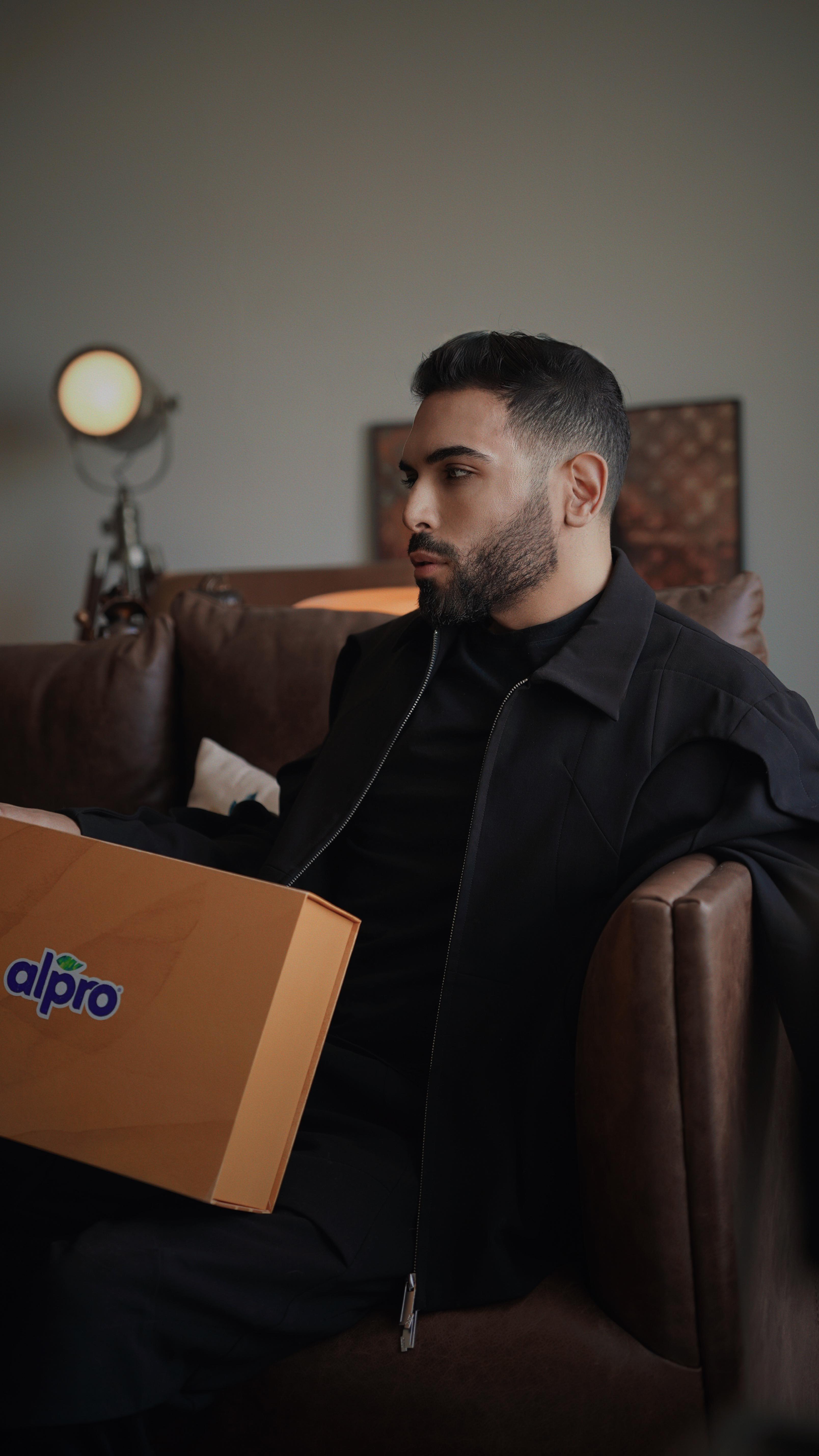 Instagram post by @wickedzzzz for Alpro. Caption reads: Café moments, now at home ☕✨
Discover the NEW....